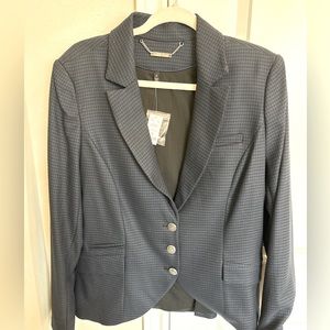 WHBM houndstooth blazer